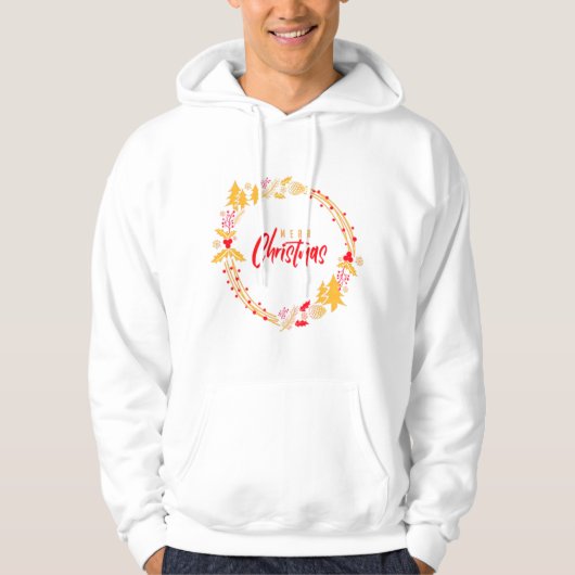 Vrolijk Kerstfeest Elegant Rustiek T-shirt (Voorkant)