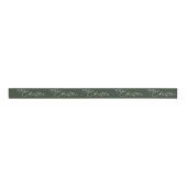 Vrolijk Kerstfeest Elegant Script Modern Minimalis Grosgrain Lint (Voorkant)