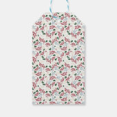 Vrolijk Kerstfeest Elegant Vakantie Groen Foto Cadeaulabel (Achterkant)