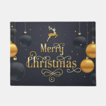 Vrolijk Kerstfeest Elegante vakantie zwart goud