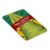 Vrolijk kerstfeest Emerald City Holiday Magneet (Rechterzijde)