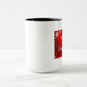 'Vrolijk kerstfeest en Apocalyps' Mok. Mok (Midden)