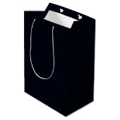Vrolijk kerstfeest en cadeau medium cadeauzakje (Achterkant Gekanteld)