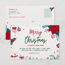 Vrolijk kerstfeest en een gelukkig nieuwjaar