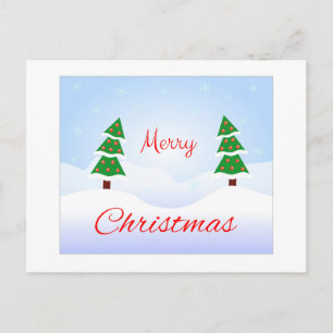 Vrolijk kerstfeest en een gelukkig nieuwjaar! briefkaart