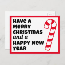 Vrolijk Kerstfeest en een Gelukkig Nieuwjaar Candy