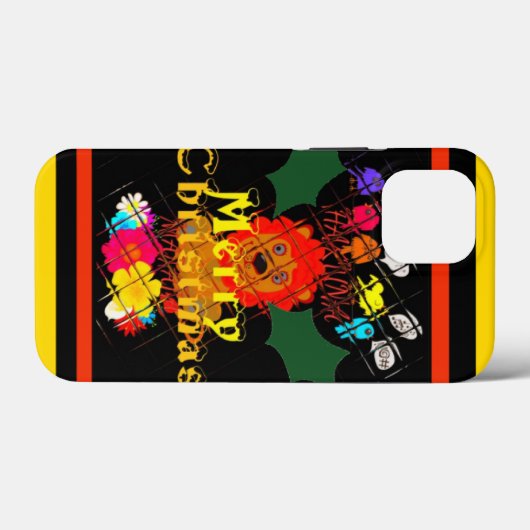 Vrolijk kerstfeest en een gelukkig nieuwjaar Case-Mate iPhone case (Achterkant (horizontaal))