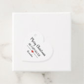 Vrolijk Kerstfeest en een gelukkig Nieuwjaar eenvo Bedankjes Labels (In situ)