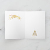 Vrolijk kerstfeest en een gelukkig nieuwjaar.  feestdagen kaart (Binnen)