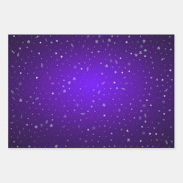 Vrolijk kerstfeest en een gelukkig nieuwjaar! inpakpapier vel