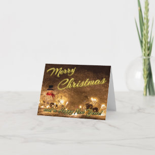 Vrolijk kerstfeest en een gelukkig nieuwjaar! kaart