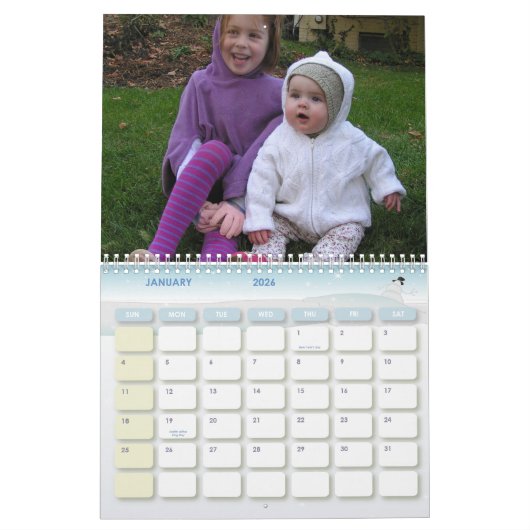 Vrolijk kerstfeest en een gelukkig nieuwjaar! kalender (Jan 2026)