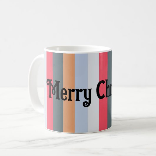 Vrolijk kerstfeest en een gelukkig nieuwjaar! koffiemok (Voorkant links)