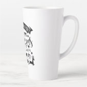 Vrolijk kerstfeest en een gelukkig nieuwjaar latte mok (Rechts)