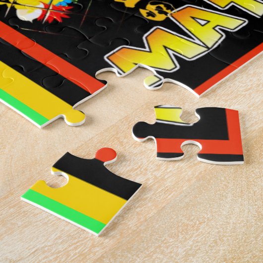 Vrolijk kerstfeest en een gelukkig nieuwjaar legpuzzel (Zijkant)