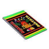 Vrolijk kerstfeest en een gelukkig nieuwjaar notitieboek (Rechterzijde)