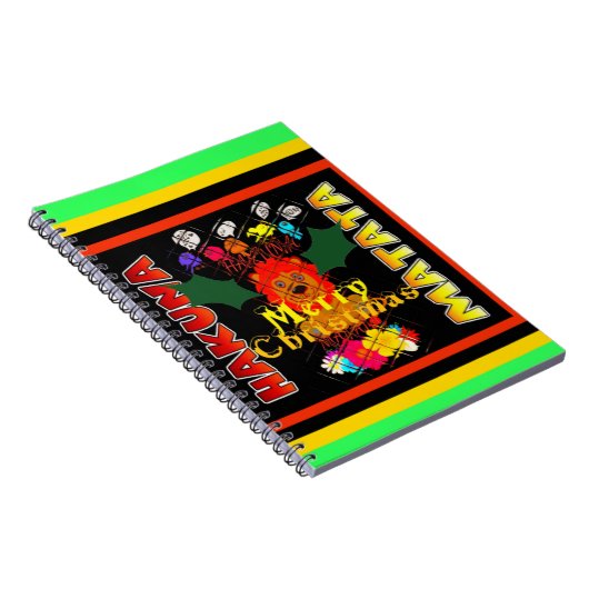 Vrolijk kerstfeest en een gelukkig nieuwjaar notitieboek (Rechterzijde)