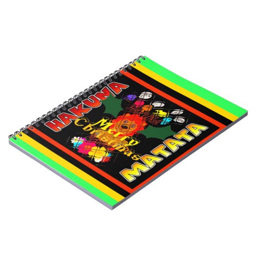 Vrolijk kerstfeest en een gelukkig nieuwjaar notitieboek (Linkerzijde)