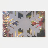 Vrolijk kerstfeest en een gelukkig nieuwjaar sneeu post-it® notes (Voorkant)