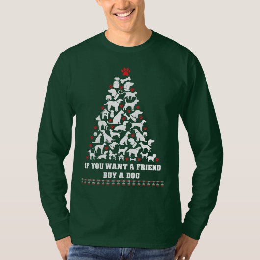 Vrolijk kerstfeest en een gelukkig nieuwjaar! t-shirt (Voorkant)