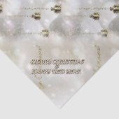 Vrolijk kerstfeest en een gelukkig nieuwjaar tissuepapier (Detail)