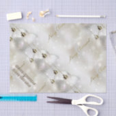 Vrolijk kerstfeest en een gelukkig nieuwjaar tissuepapier (Craft)