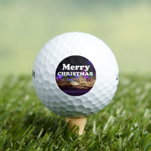 Vrolijk kerstfeest en een gelukkige nieuwjaarsgroe golfballen (Insitu Shirt)