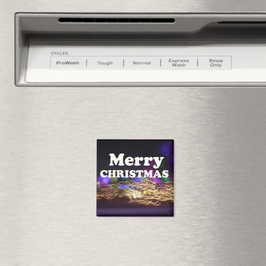 Vrolijk kerstfeest en een gelukkige nieuwjaarsgroe magneet (Insitu (Vaatwasser))