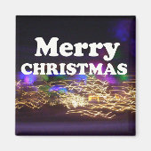 Vrolijk kerstfeest en een gelukkige nieuwjaarsgroe magneet (Voorkant)