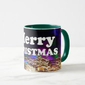 Vrolijk kerstfeest en een gelukkige nieuwjaarsgroe mok (Voorkant rechts)