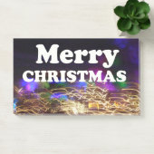 Vrolijk kerstfeest en een gelukkige nieuwjaarsgroe post-it® notes (Kantoor)