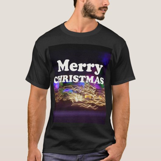 Vrolijk kerstfeest en een gelukkige nieuwjaarsgroe t-shirt (Voorkant)