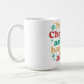 Vrolijk kerstfeest en een Happy Always Coffee Mok (Links)