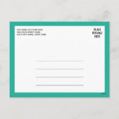 Vrolijk kerstfeest en een nieuw thuisadres feestdagenkaart (Achterkant)