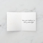 Vrolijk kerstfeest en een vrolijke Star-muis Kaart (Binnen)