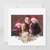 Vrolijk kerstfeest en foto kerst Kaart (Achterkant)