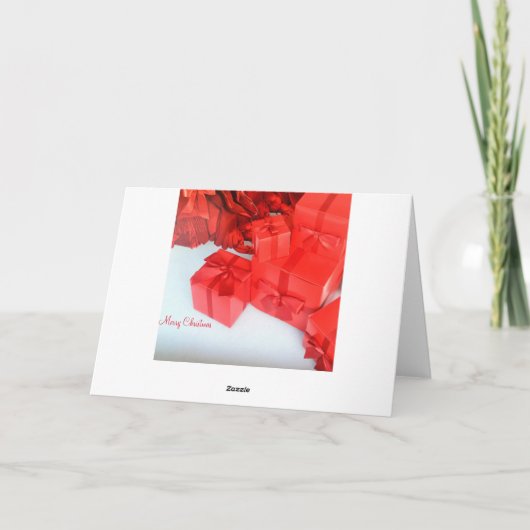 Vrolijk kerstfeest en gelukkig 2015 feestdagen kaart (Achterkant)