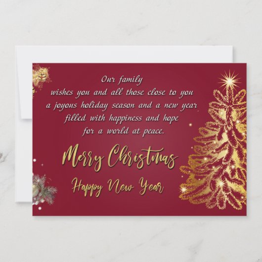 Vrolijk kerstfeest en gelukkig nieuwjaar (Voorkant)