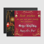 Vrolijk kerstfeest en gelukkig nieuwjaar (Voorkant / Achterkant)