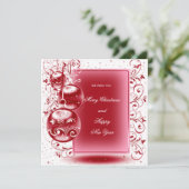 Vrolijk kerstfeest en gelukkig nieuwjaar (Staand voorkant)