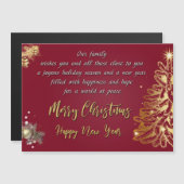 Vrolijk kerstfeest en gelukkig nieuwjaar (Voorkant / Achterkant)