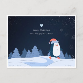 Vrolijk Kerstfeest en Gelukkig Nieuwjaar 2024 Briefkaart