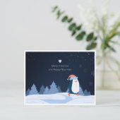 Vrolijk Kerstfeest en Gelukkig Nieuwjaar 2024 Briefkaart (Staand voorkant)