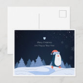 Vrolijk Kerstfeest en Gelukkig Nieuwjaar 2024 Briefkaart (Voorkant / Achterkant)