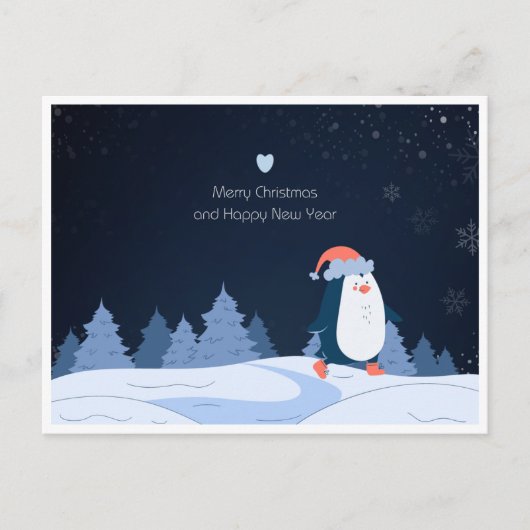 Vrolijk Kerstfeest en Gelukkig Nieuwjaar 2024 Briefkaart (Voorkant)