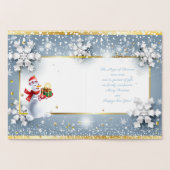 Vrolijk kerstfeest en gelukkig nieuwjaar! 2026 XMA Folie Kaarten (Binnen)