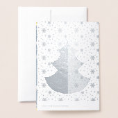 Vrolijk kerstfeest en gelukkig nieuwjaar! 2026 XMA Folie Kaarten (Met envelop)