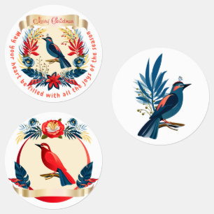 Vrolijk kerstfeest en gelukkig nieuwjaar! 20XX Bla Labels