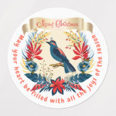 Vrolijk kerstfeest en gelukkig nieuwjaar! 20XX Bla Labels (Design 1)