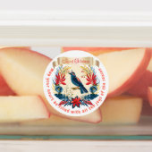 Vrolijk kerstfeest en gelukkig nieuwjaar! 20XX Bla Labels (Aangebracht)